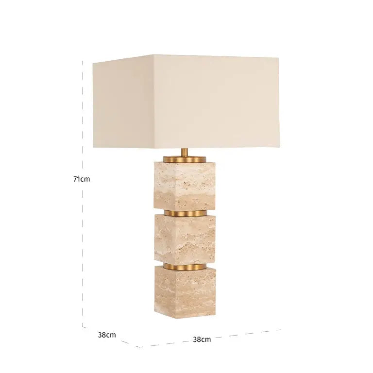 Richmond Interiors Jaella Table Lamp in Beige  Nicholas John Interiors