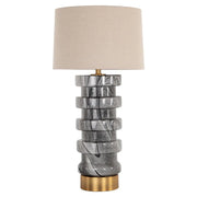 Richmond Interiors Jaylee Black/White Table Lamp   Nicholas John Interiors