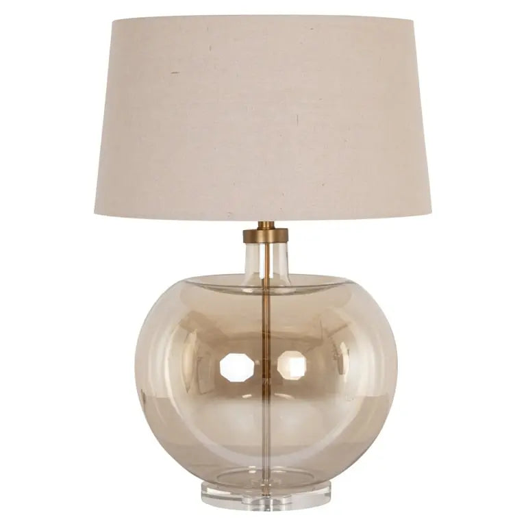 Richmond Interiors Jazzy Table Lamp in Amber  Nicholas John Interiors