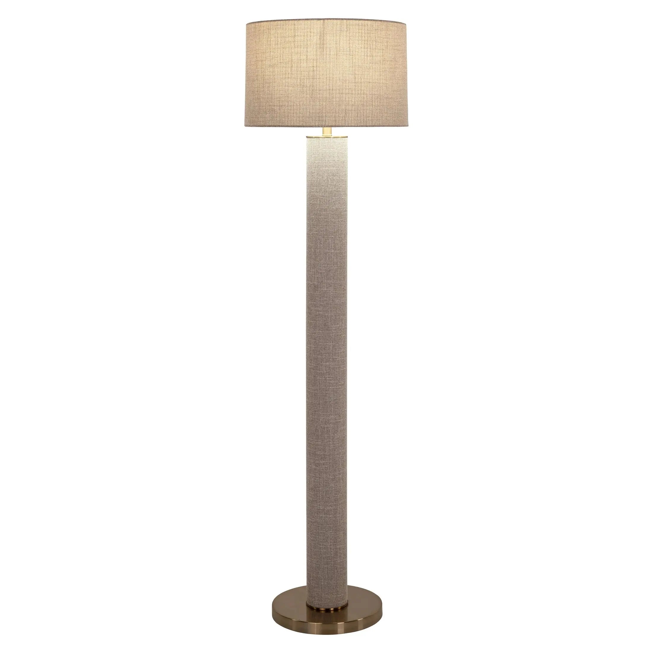 Richmond Interiors Joline Floor Lamp in Beige   Nicholas John Interiors