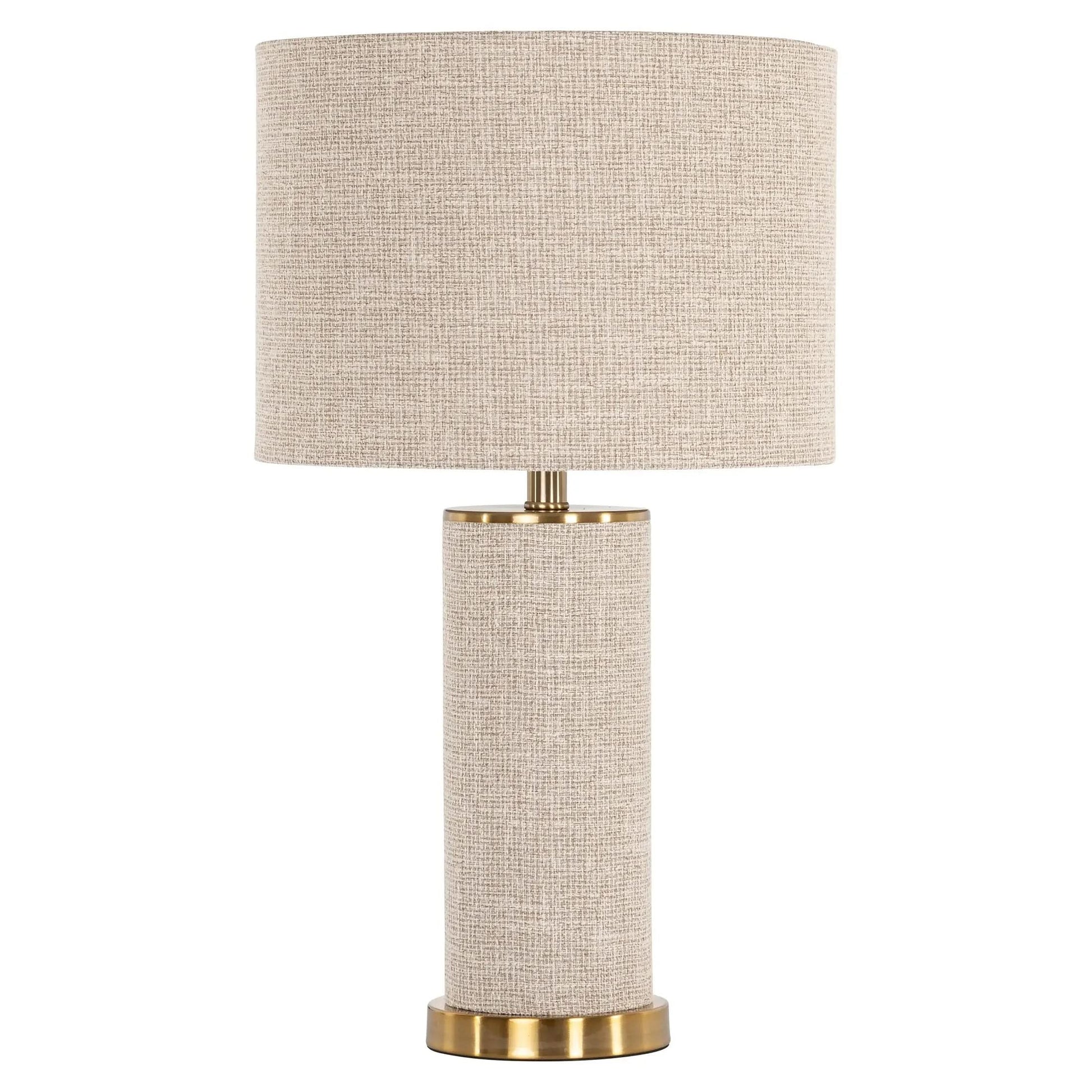 Richmond Interiors Joline Table Lamp in Beige   Nicholas John Interiors