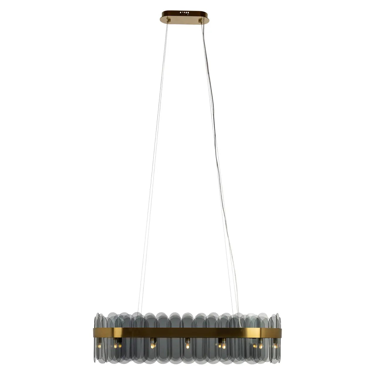 Richmond Interiors Julio Brushed Gold Chandelier  Nicholas John Interiors