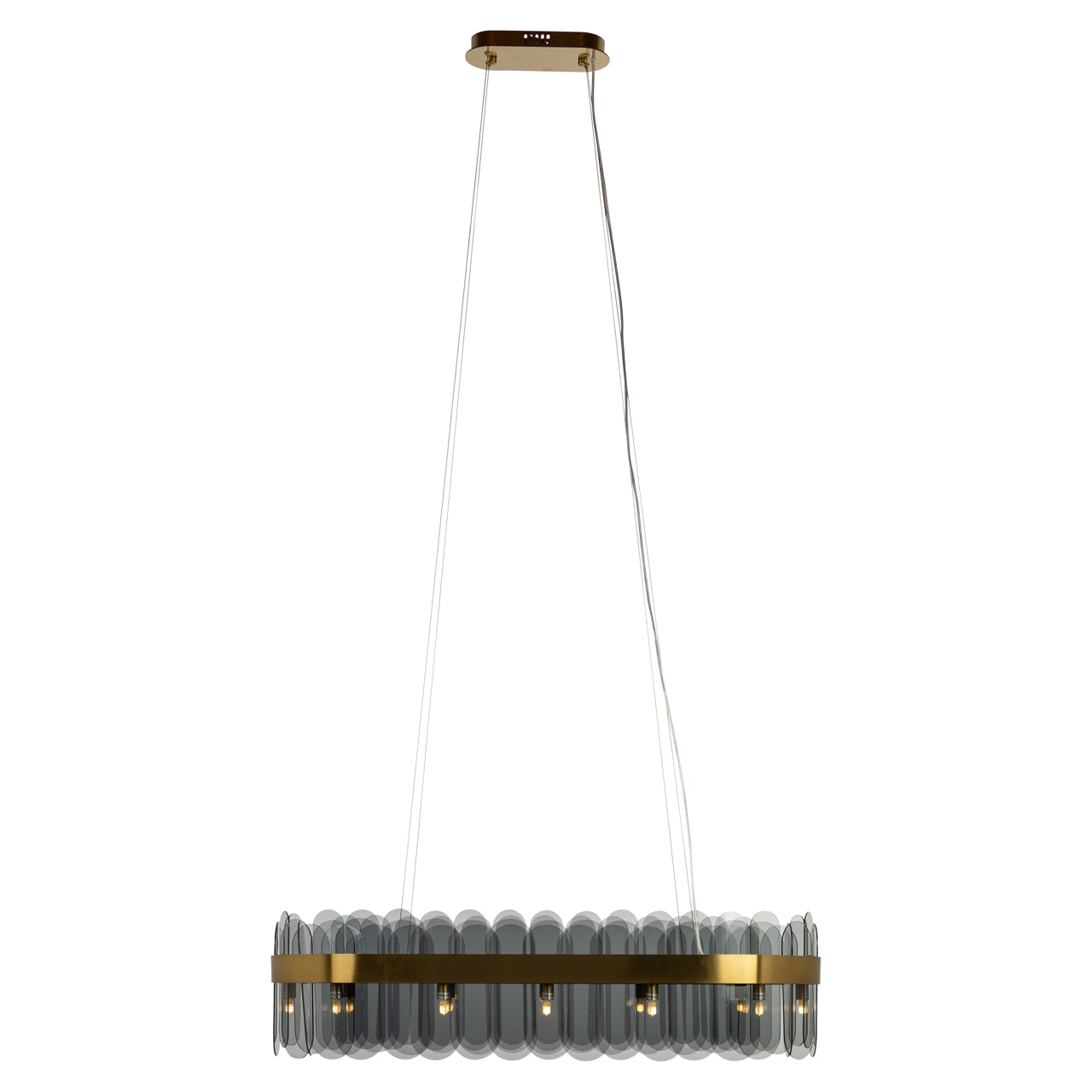 Richmond Interiors Julio Brushed Gold Chandelier - Nicholas John Interiors