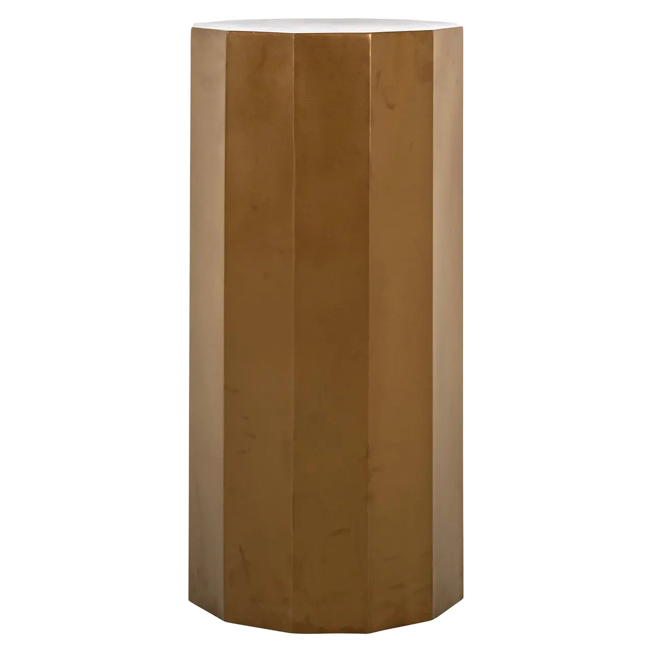 Richmond Interiors Kilpin Column in Brushed Gold  Nicholas John Interiors