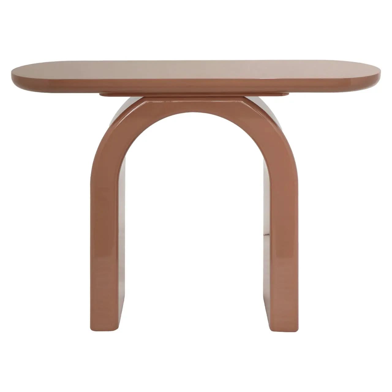 Richmond Interiors Kourtney Mocha Mousse Console Table   Nicholas John Interiors
