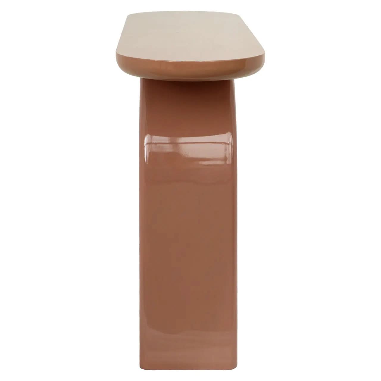 Richmond Interiors Kourtney Mocha Mousse Console Table   Nicholas John Interiors