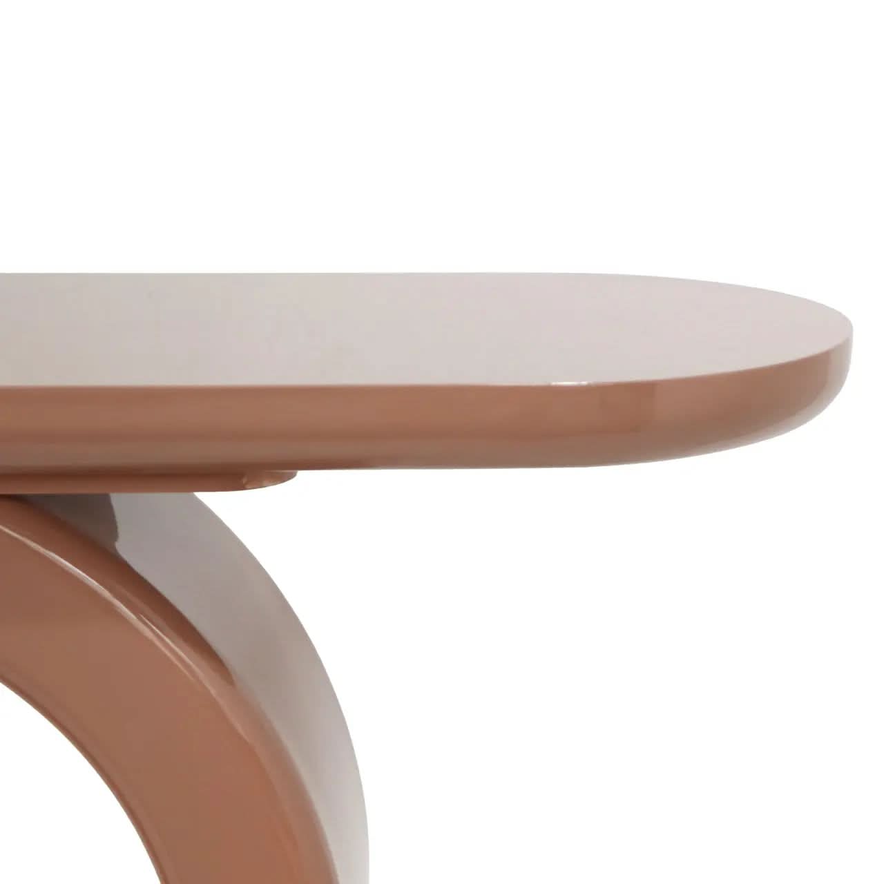 Richmond Interiors Kourtney Mocha Mousse Console Table   Nicholas John Interiors