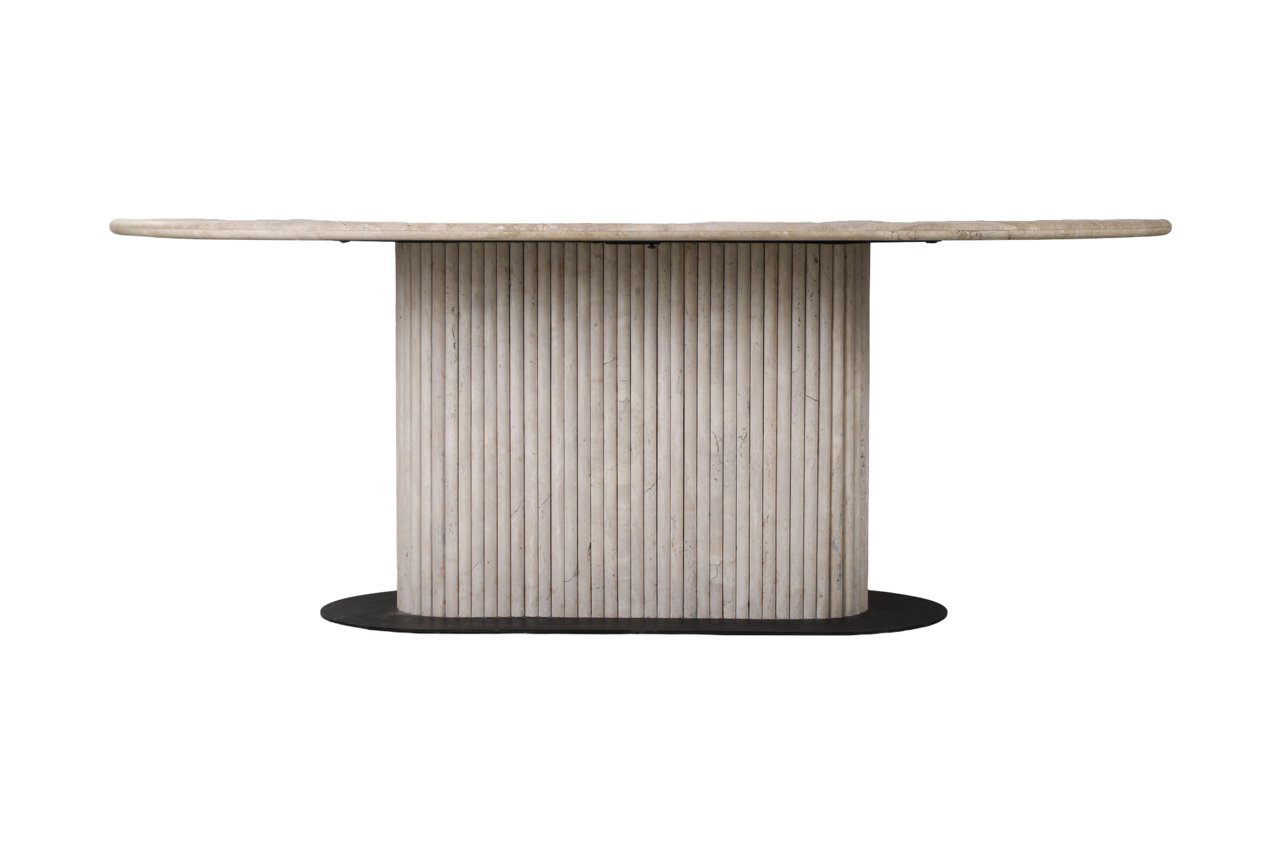 Richmond Interiors La Cantera 200cm Dining Table in Beige  Nicholas John Interiors