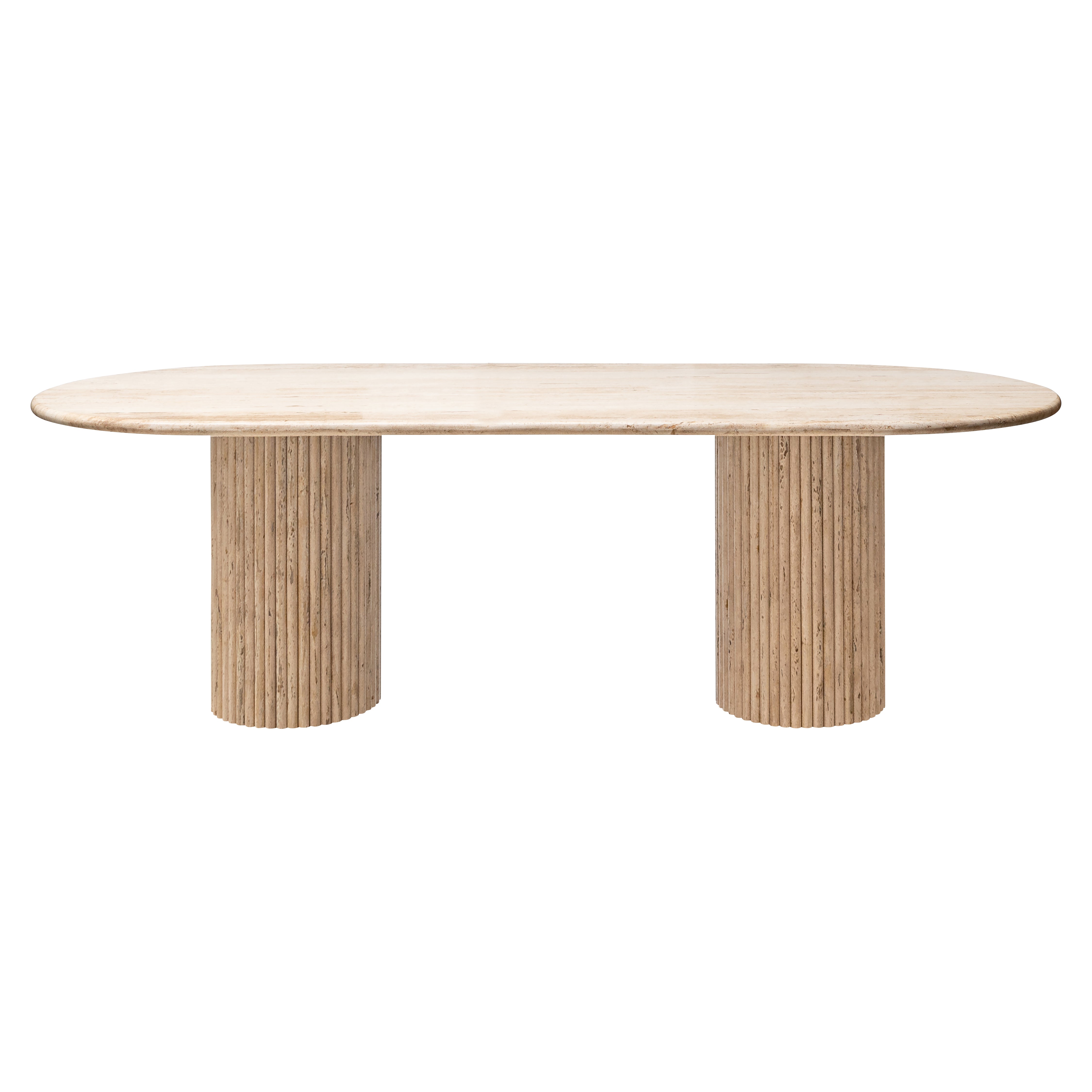 Richmond Interiors La Cantera 240cm Dining Table in Beige  Nicholas John Interiors