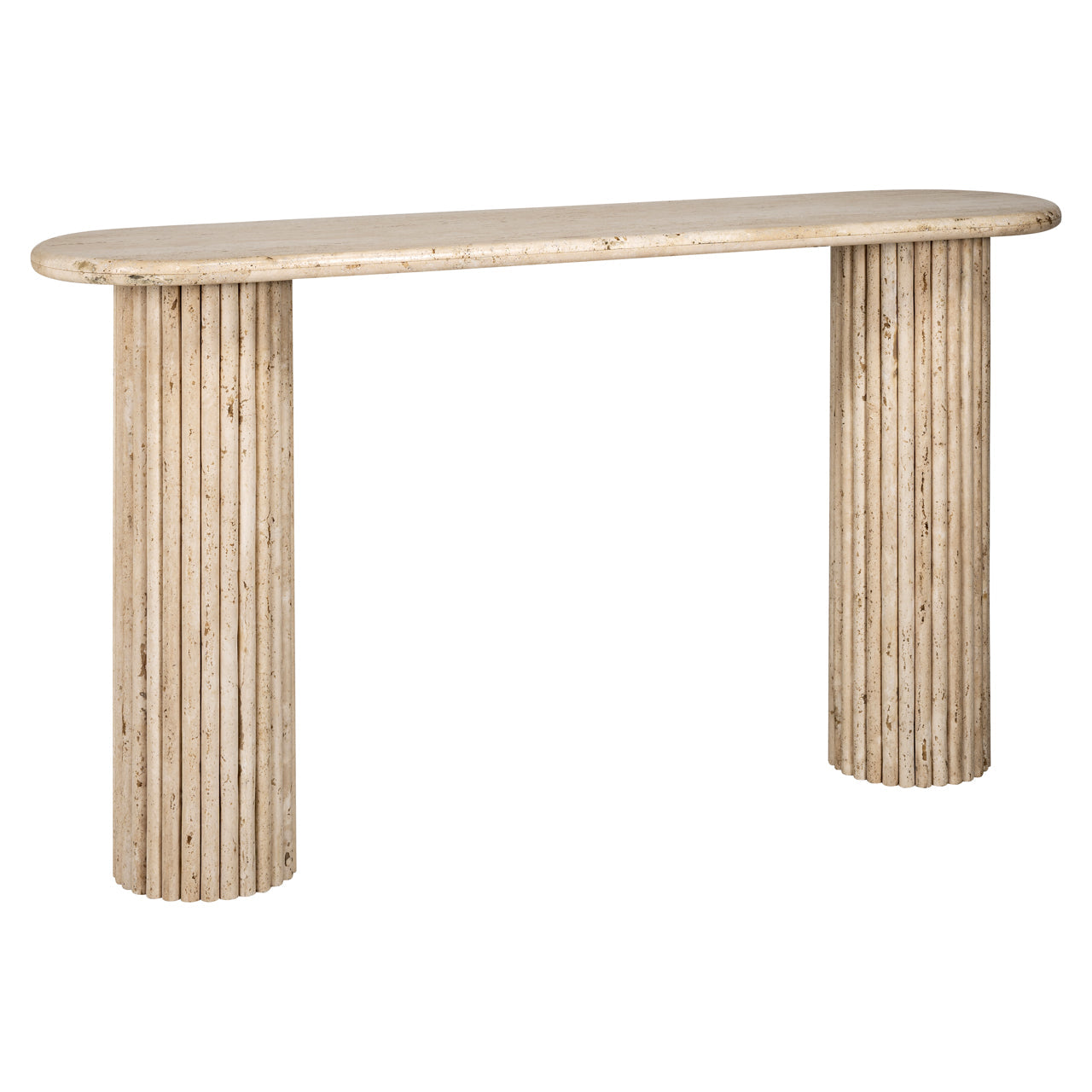 Richmond Interiors La Cantera Console Table - Tavertine  Nicholas John Interiors