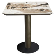 Richmond Interiors Langford Brown Bistro Table   Nicholas John Interiors