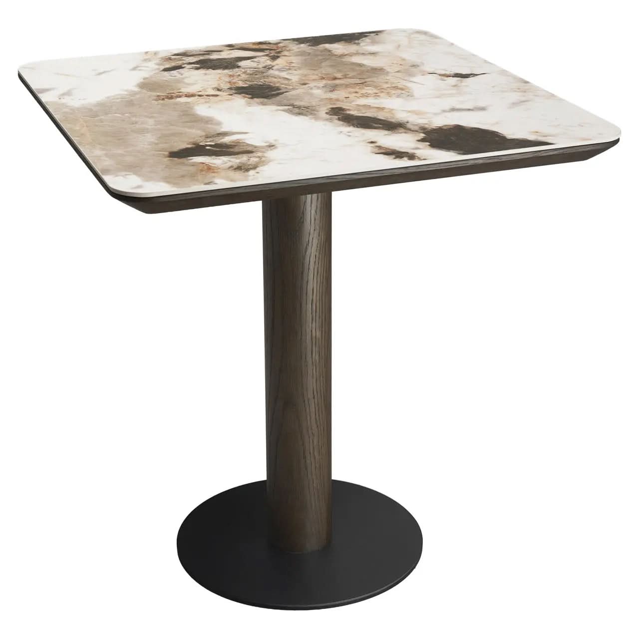 Richmond Interiors Langford Brown Bistro Table   Nicholas John Interiors