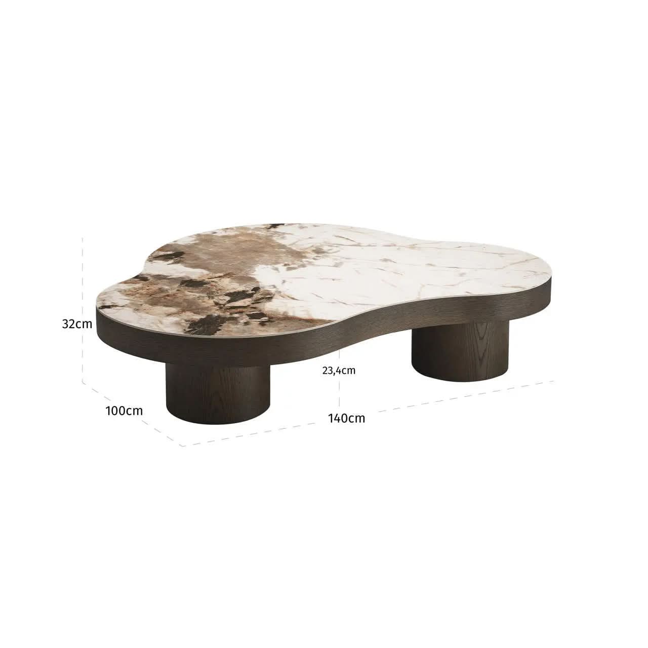Richmond Interiors Langford Brown Coffee Table   Nicholas John Interiors