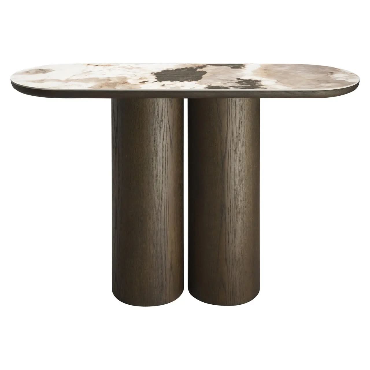 Richmond Interiors Langford Brown Console Table   Nicholas John Interiors