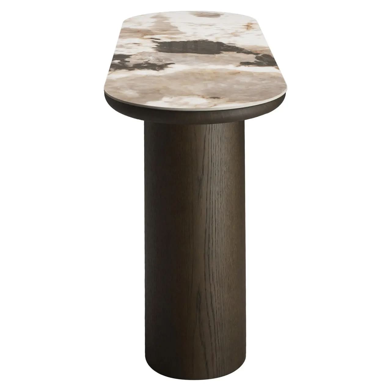 Richmond Interiors Langford Brown Console Table   Nicholas John Interiors
