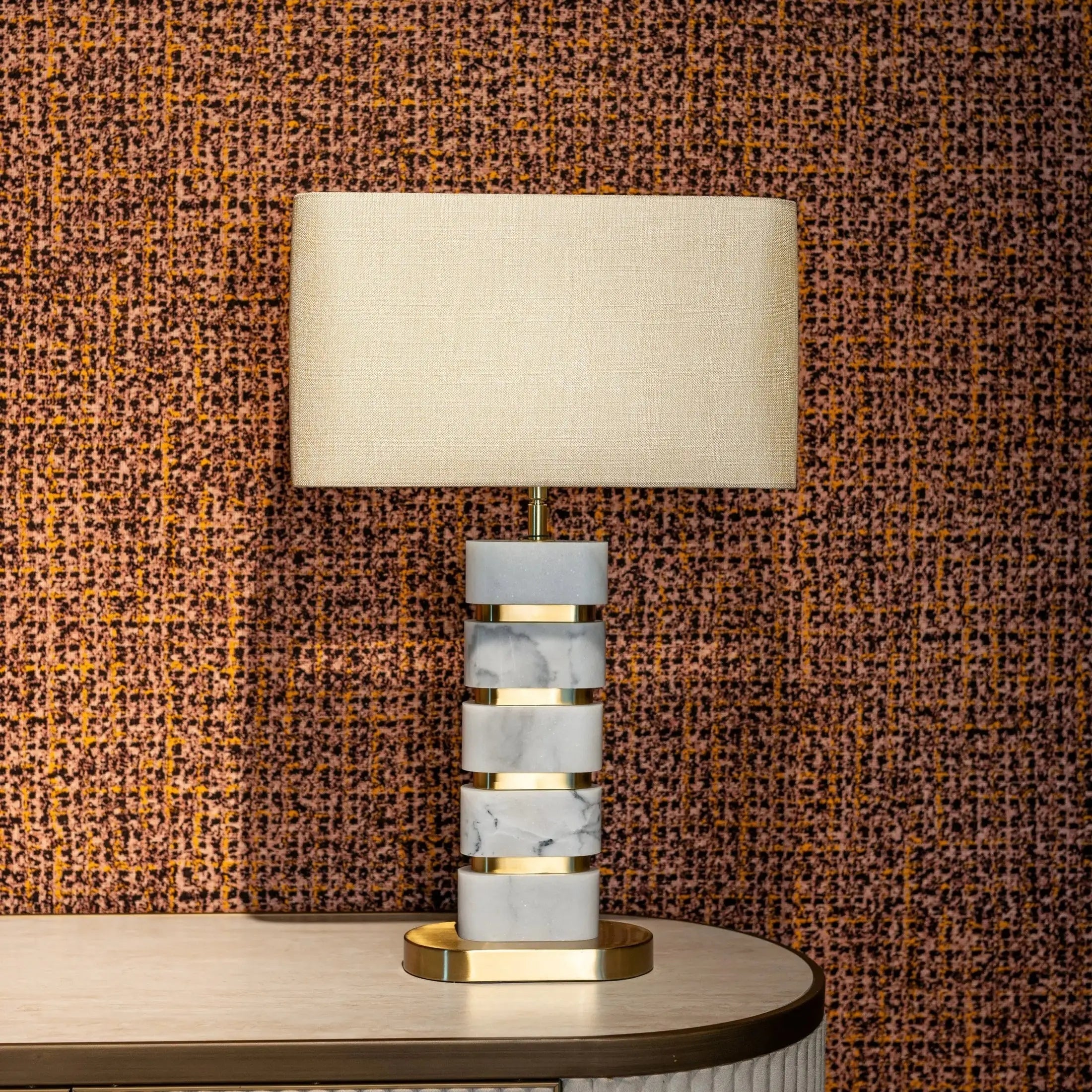 Richmond Interiors Lenore Gold Table Lamp   Nicholas John Interiors