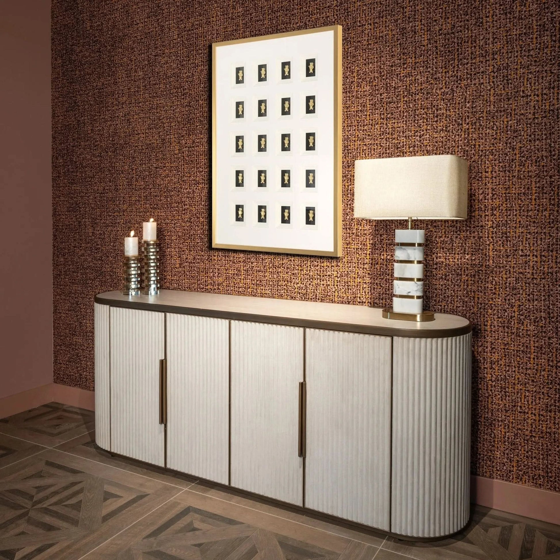 Richmond Interiors Lenore Gold Table Lamp   Nicholas John Interiors