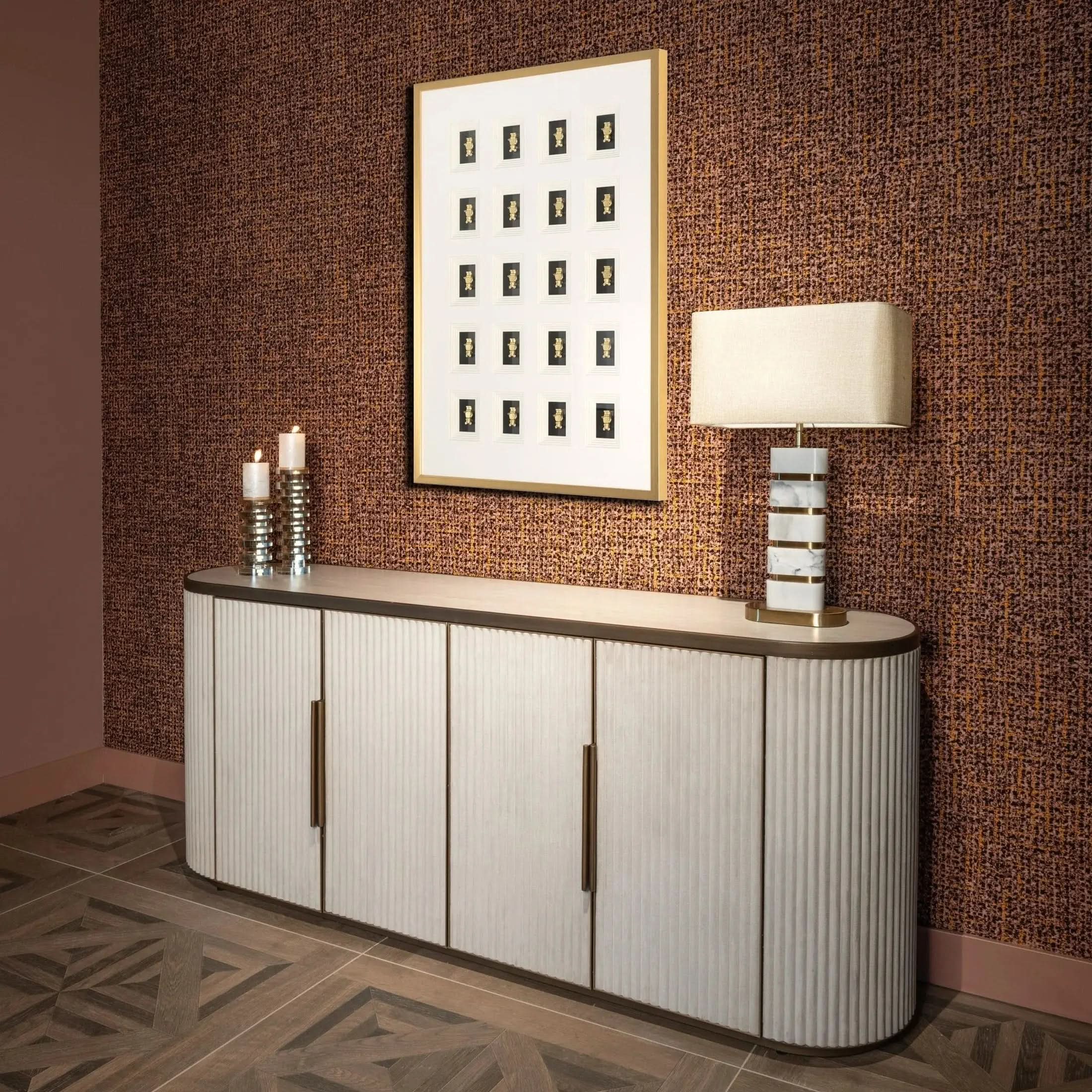 Richmond Interiors Lenore Gold Table Lamp   Nicholas John Interiors