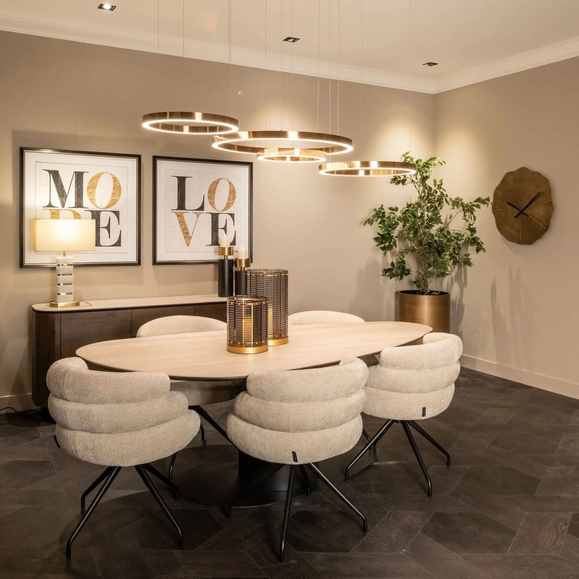 Richmond Interiors Lenore Gold Table Lamp   Nicholas John Interiors