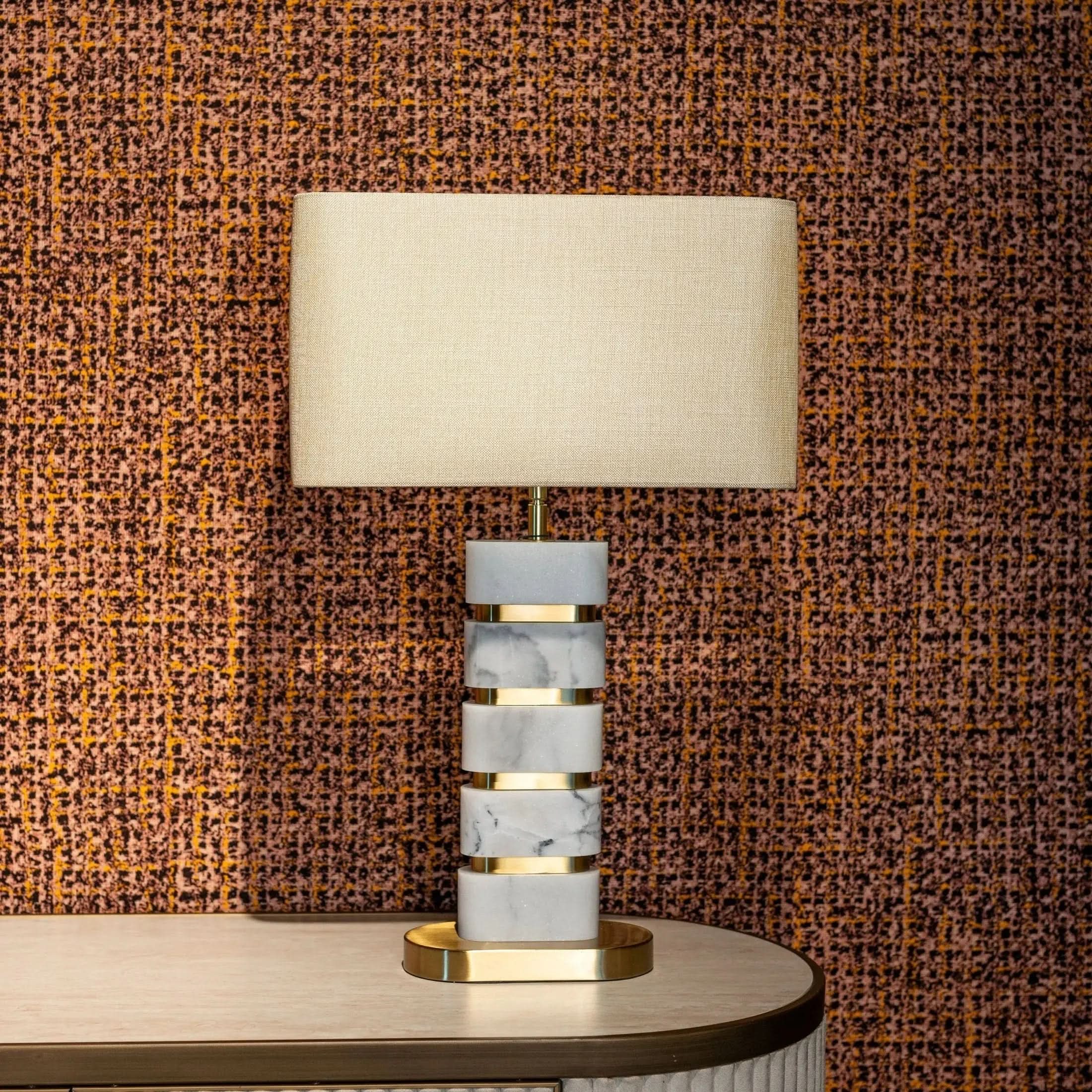 Richmond Interiors Lenore Gold Table Lamp   Nicholas John Interiors
