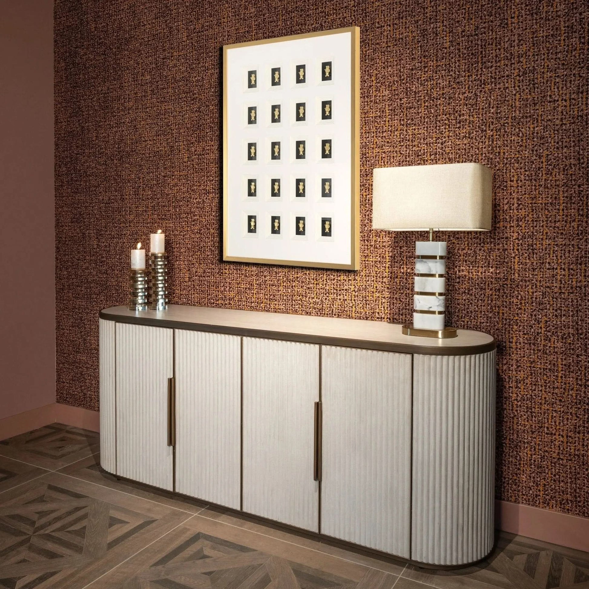 Richmond Interiors Lenore Gold Table Lamp   Nicholas John Interiors