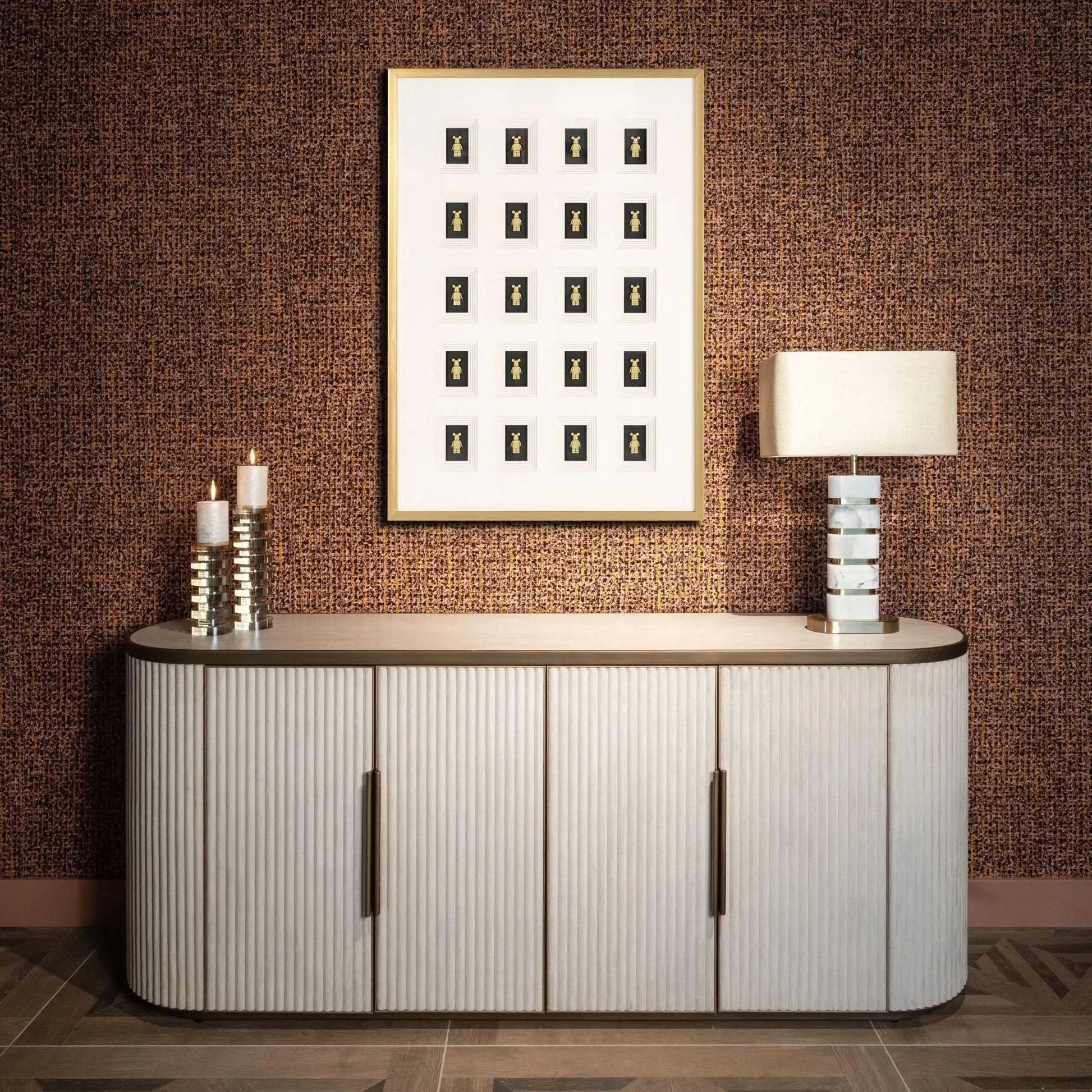 Richmond Interiors Lenore Gold Table Lamp   Nicholas John Interiors