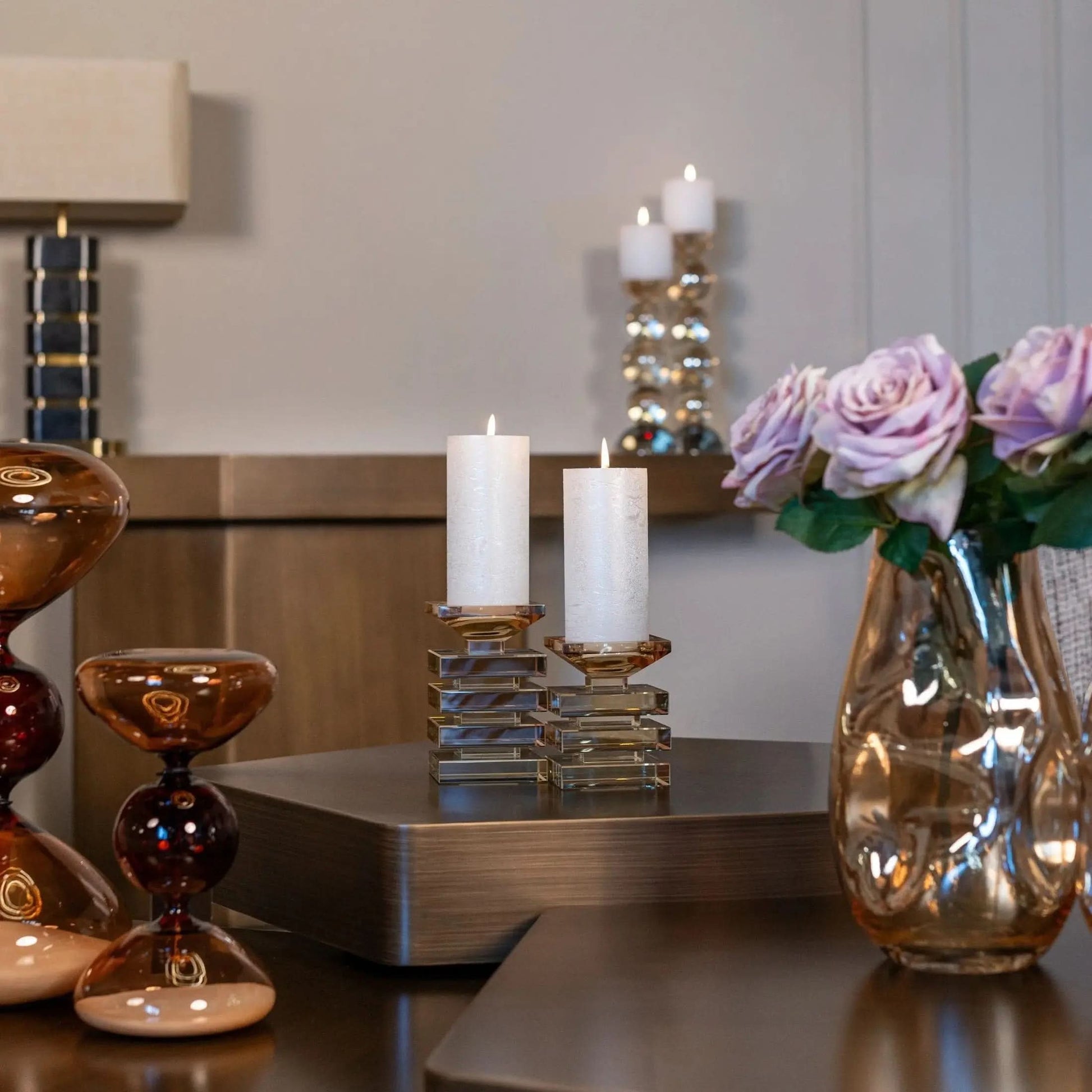 Richmond Interiors Lenore Gold Table Lamp   Nicholas John Interiors