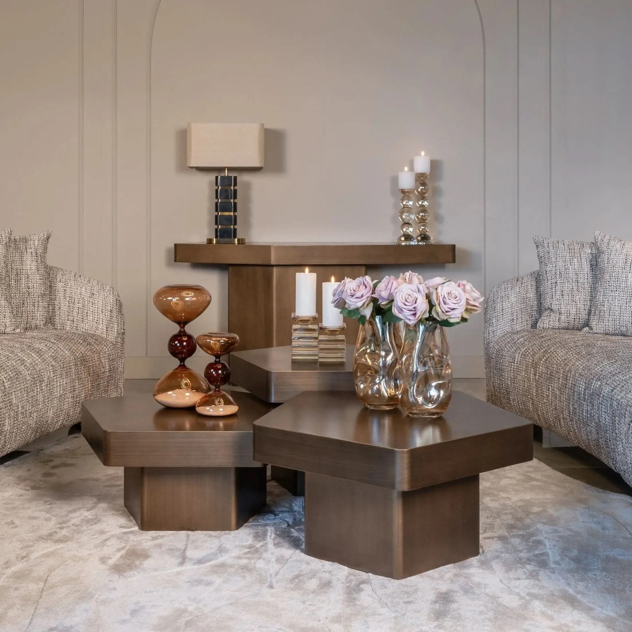 Richmond Interiors Lenore Gold Table Lamp   Nicholas John Interiors