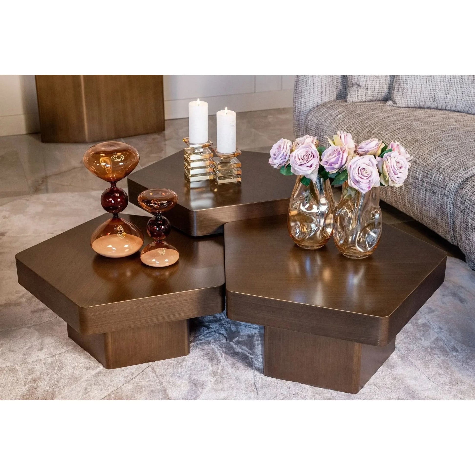 Richmond Interiors Lenore Gold Table Lamp   Nicholas John Interiors