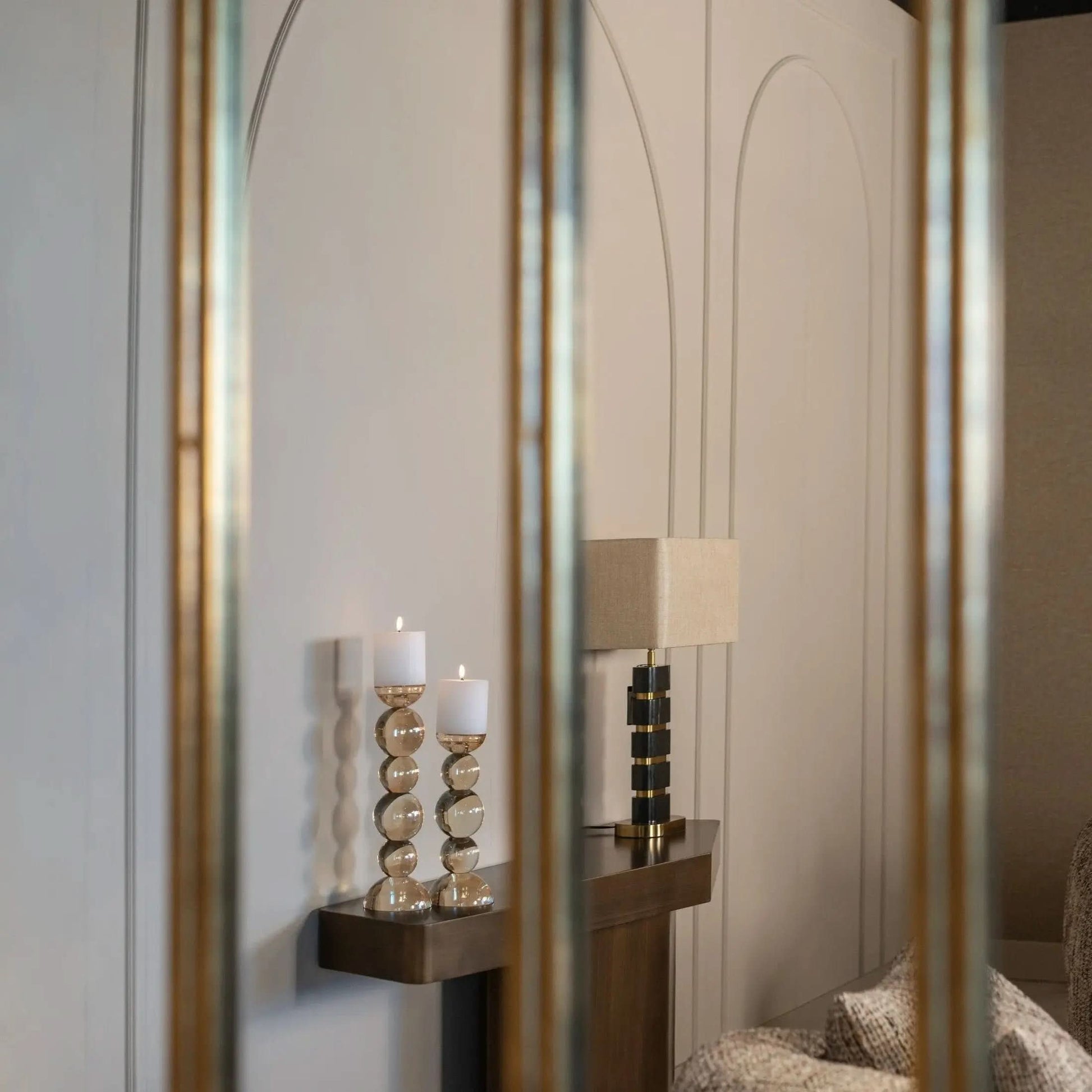 Richmond Interiors Lenore Gold Table Lamp   Nicholas John Interiors