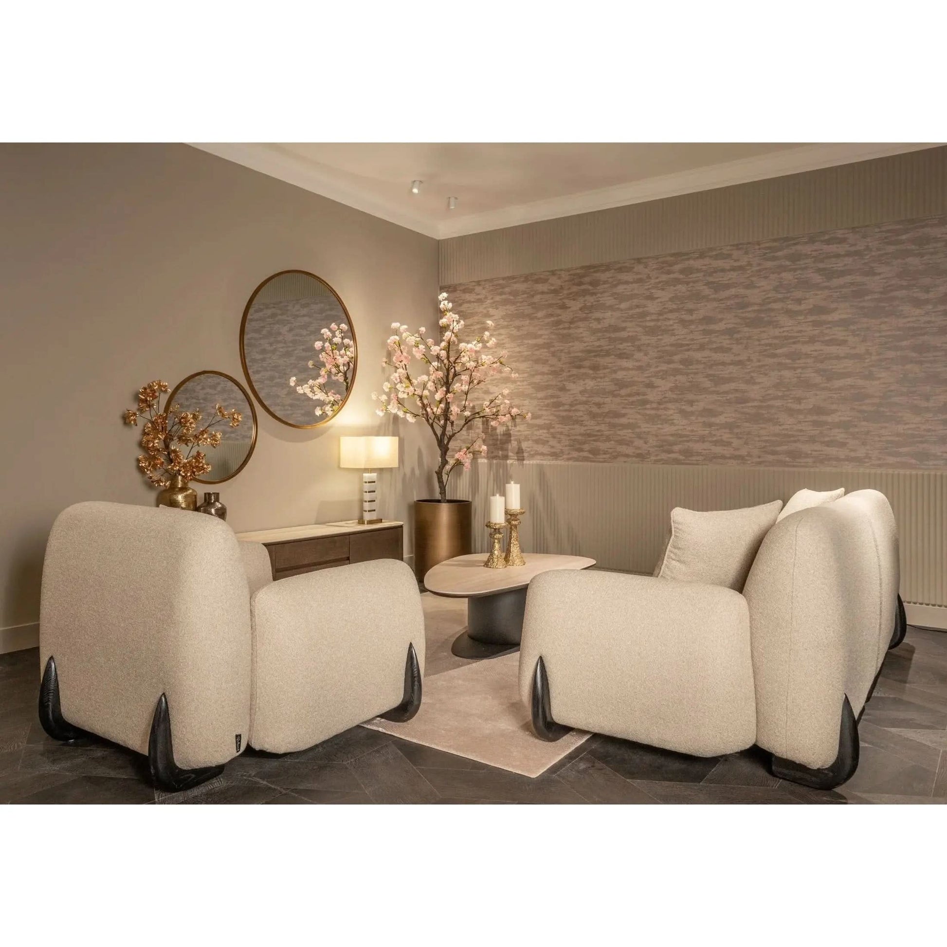 Richmond Interiors Lenore Gold Table Lamp   Nicholas John Interiors