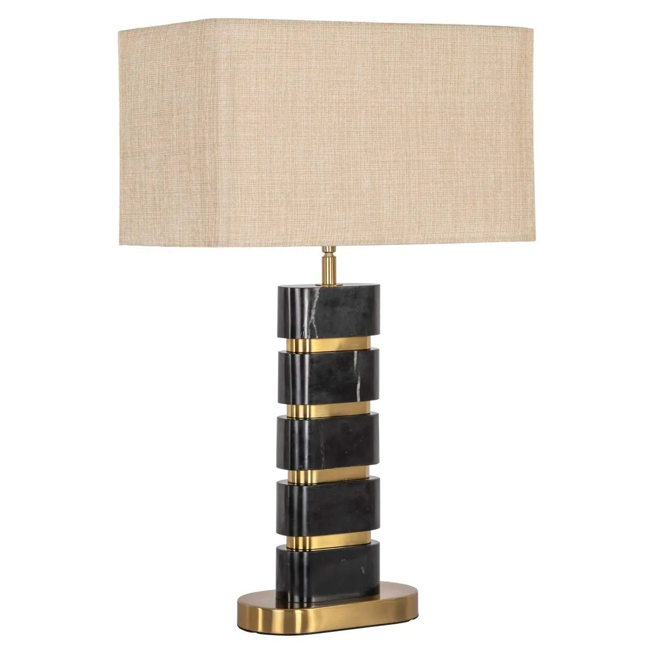 Richmond Interiors Levina Black/Gold Table Lamp   Nicholas John Interiors