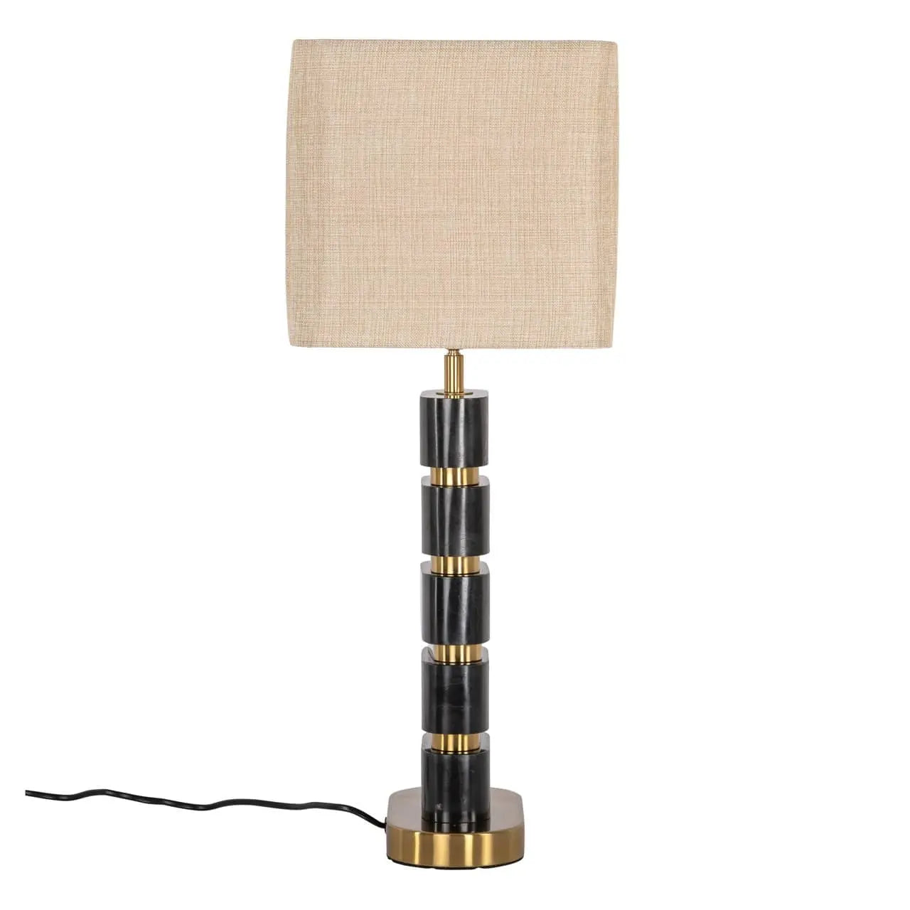 Richmond Interiors Levina Black/Gold Table Lamp   Nicholas John Interiors