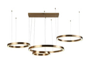 Richmond Interiors Lilou Chandelier in Brushed Gold   Nicholas John Interiors