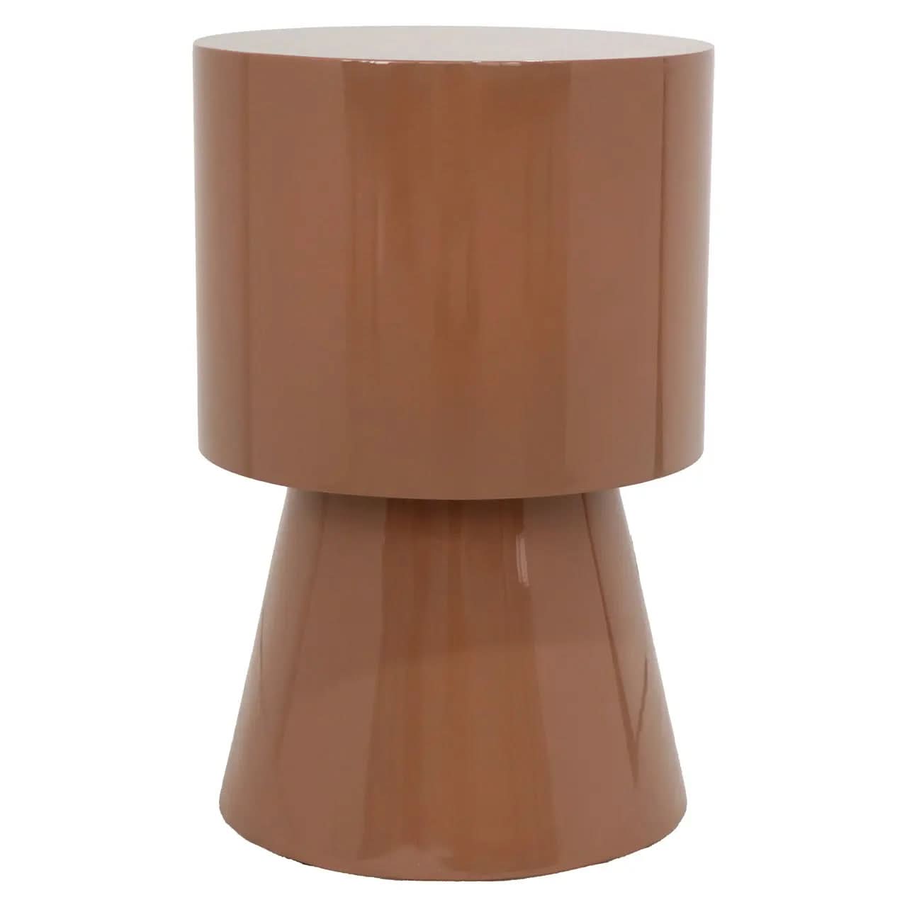 Richmond Interiors Liza Mocha Mousse End Table   Nicholas John Interiors