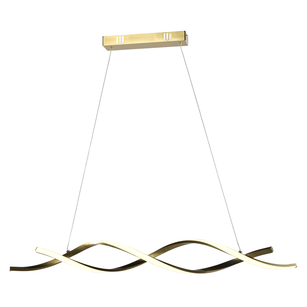 Richmond Interiors Lorine Chandelier in Brushed Gold  Nicholas John Interiors