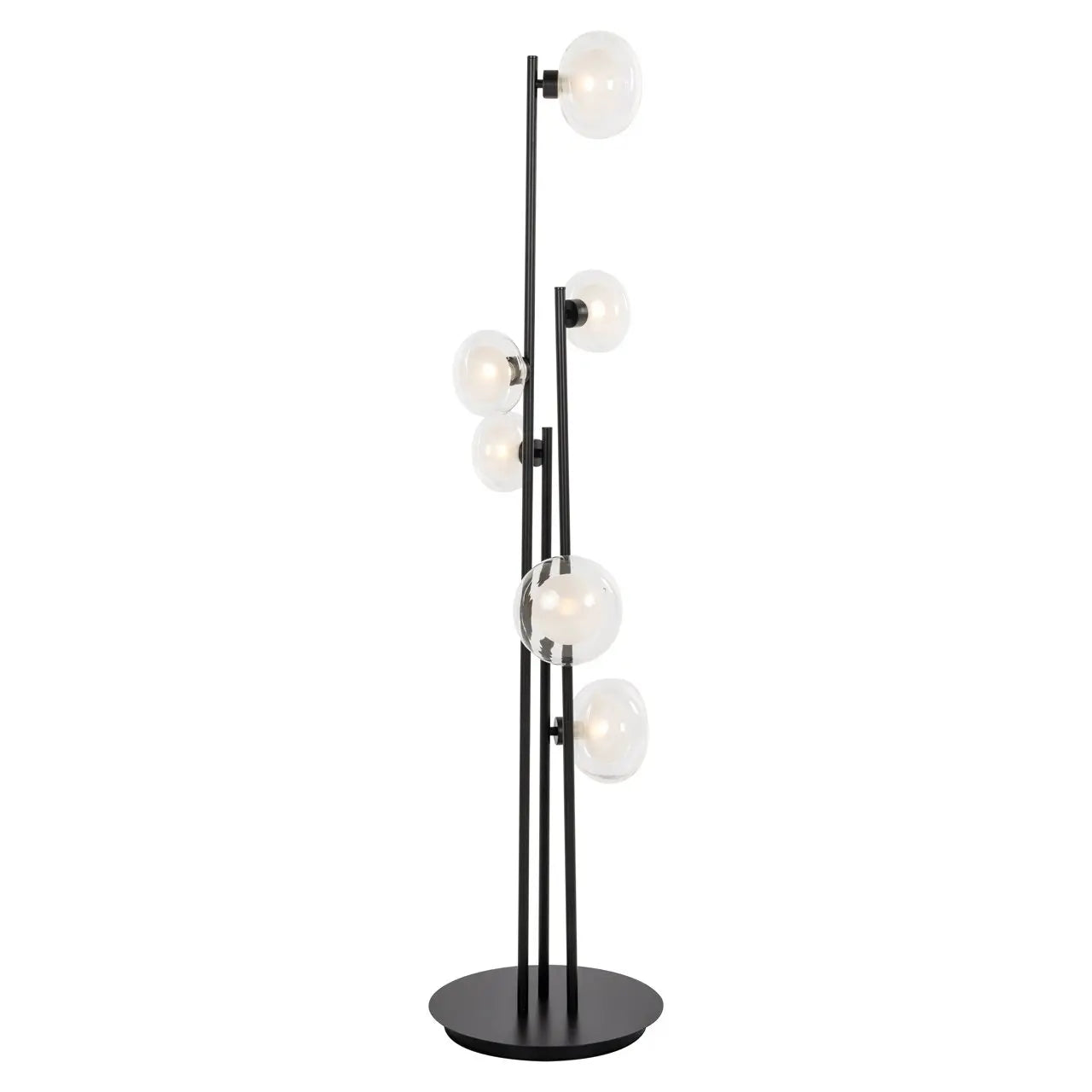 Richmond Interiors Luva Black Floor Lamp  Nicholas John Interiors