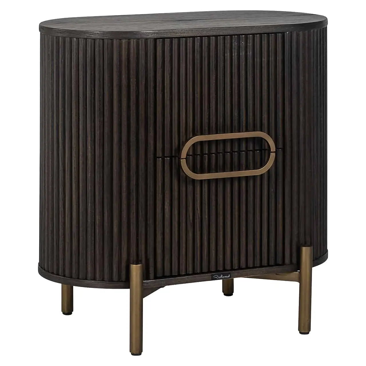 Richmond Interiors Luxor Brown Nightstand   Nicholas John Interiors