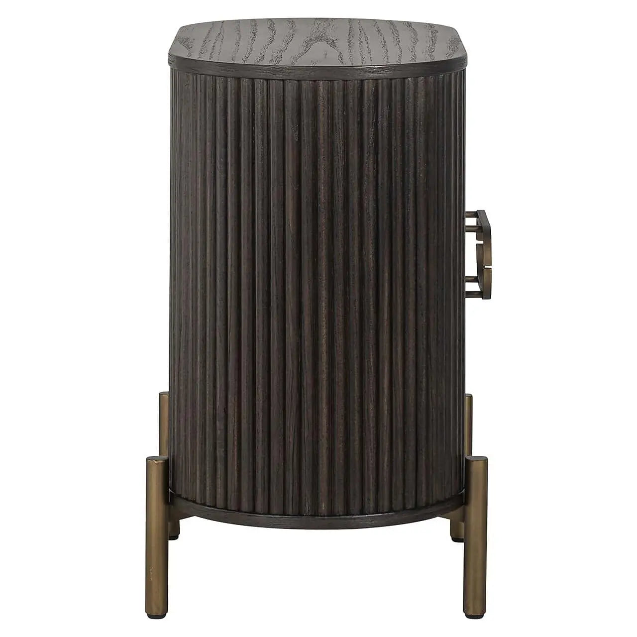 Richmond Interiors Luxor Brown Nightstand   Nicholas John Interiors