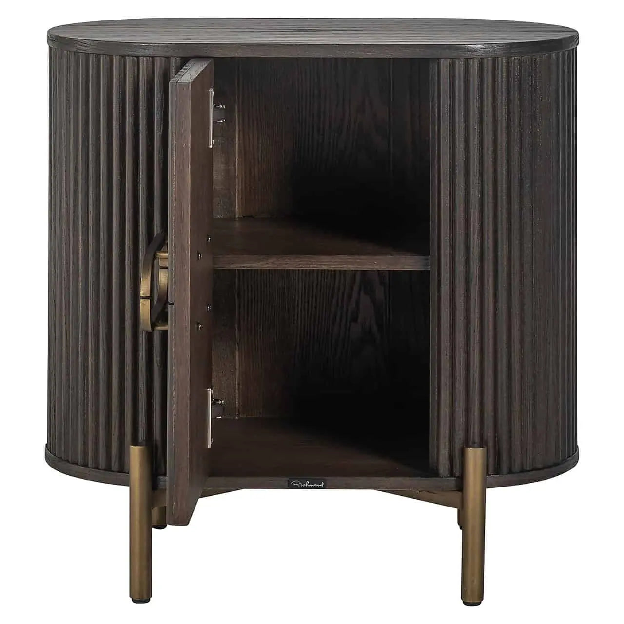 Richmond Interiors Luxor Brown Nightstand   Nicholas John Interiors