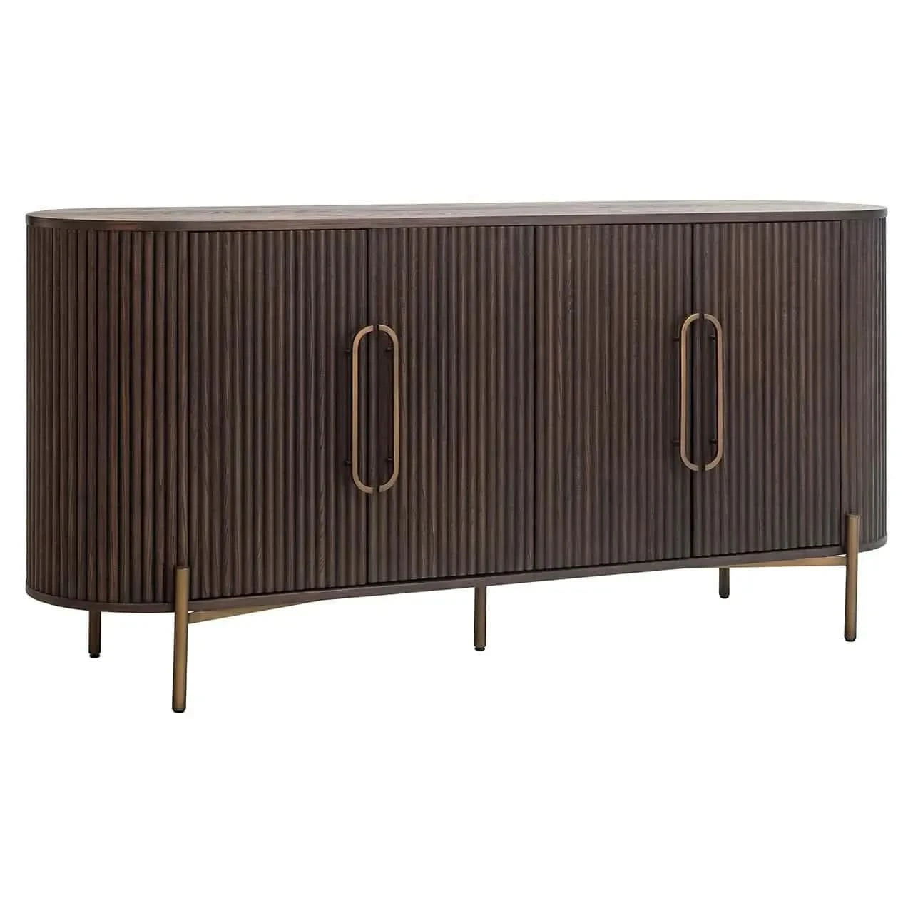 Richmond Interiors Luxor Brown Sideboard   Nicholas John Interiors