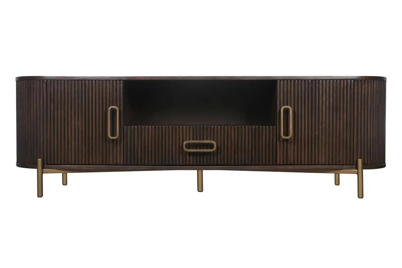 Richmond Interiors Luxor Brown TV Cabinet   Nicholas John Interiors