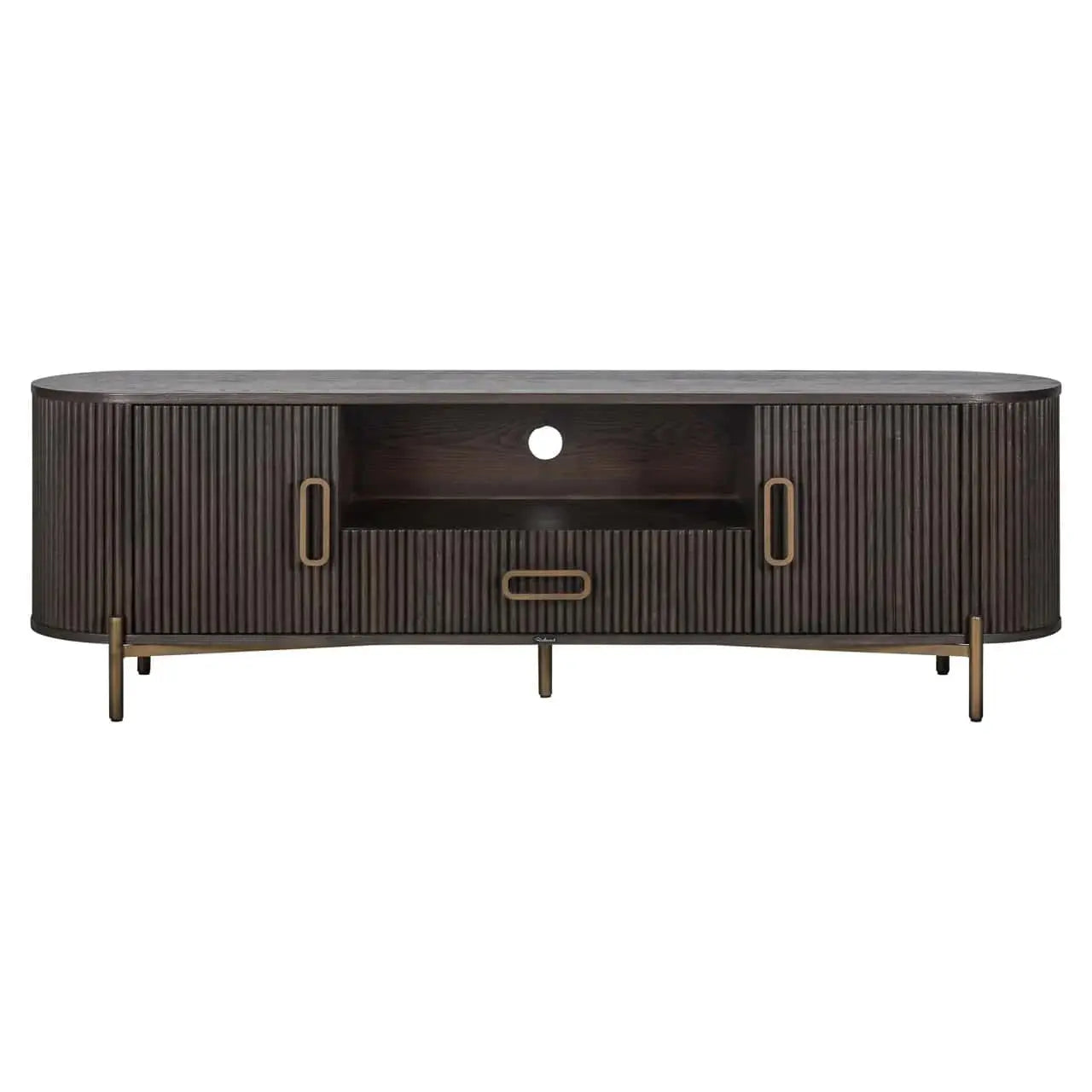 Richmond Interiors Luxor Brown TV Cabinet   Nicholas John Interiors