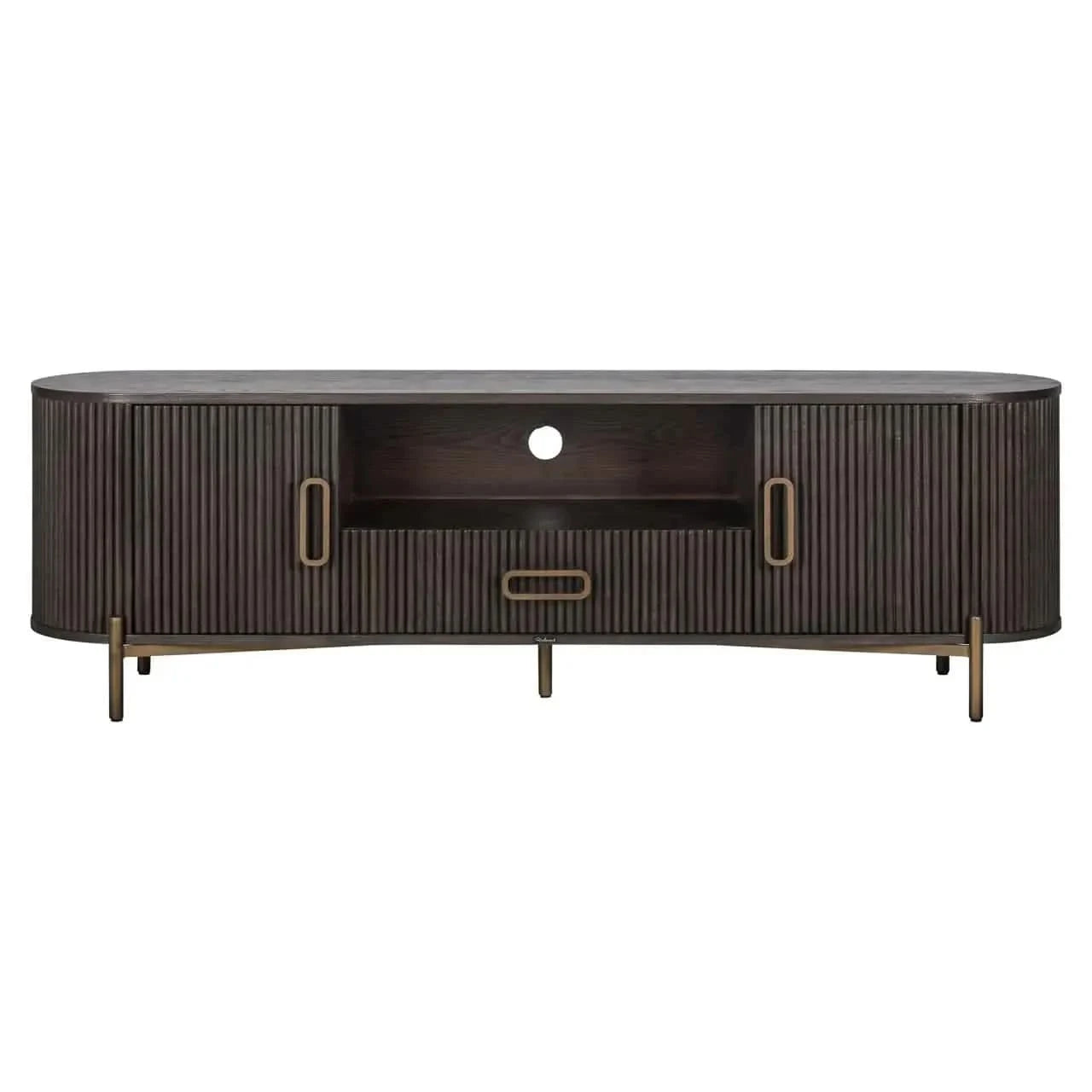 Richmond Interiors Luxor Brown TV Cabinet   Nicholas John Interiors