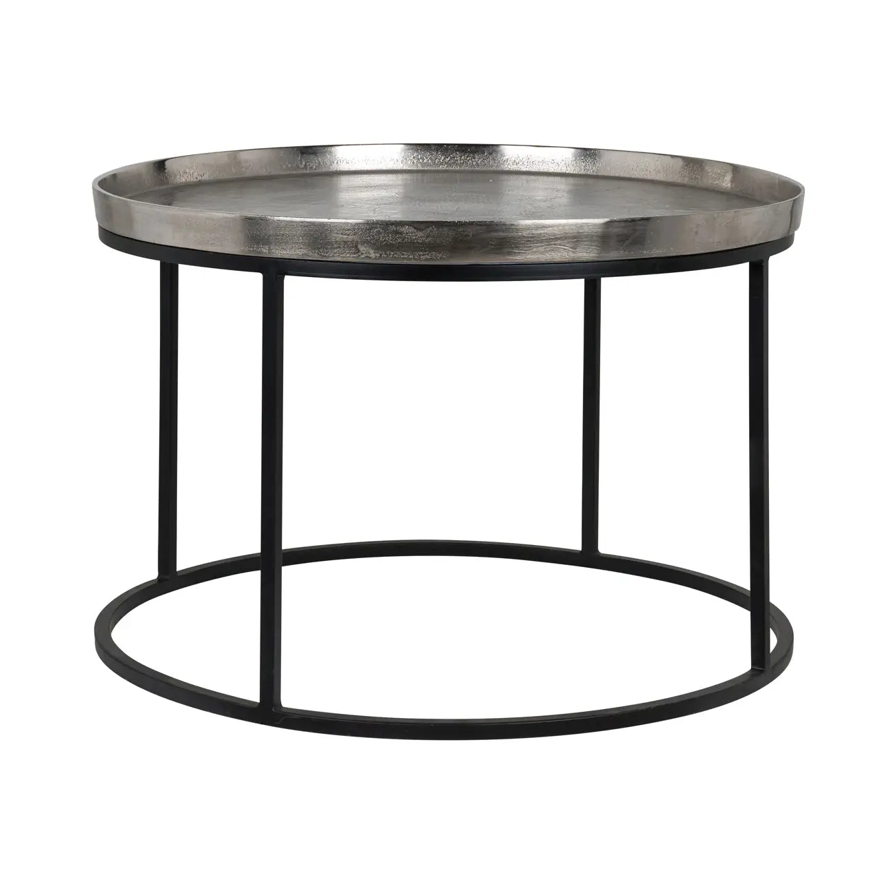 Richmond Interiors Lyam Silver 70cm Coffee Table   Nicholas John Interiors
