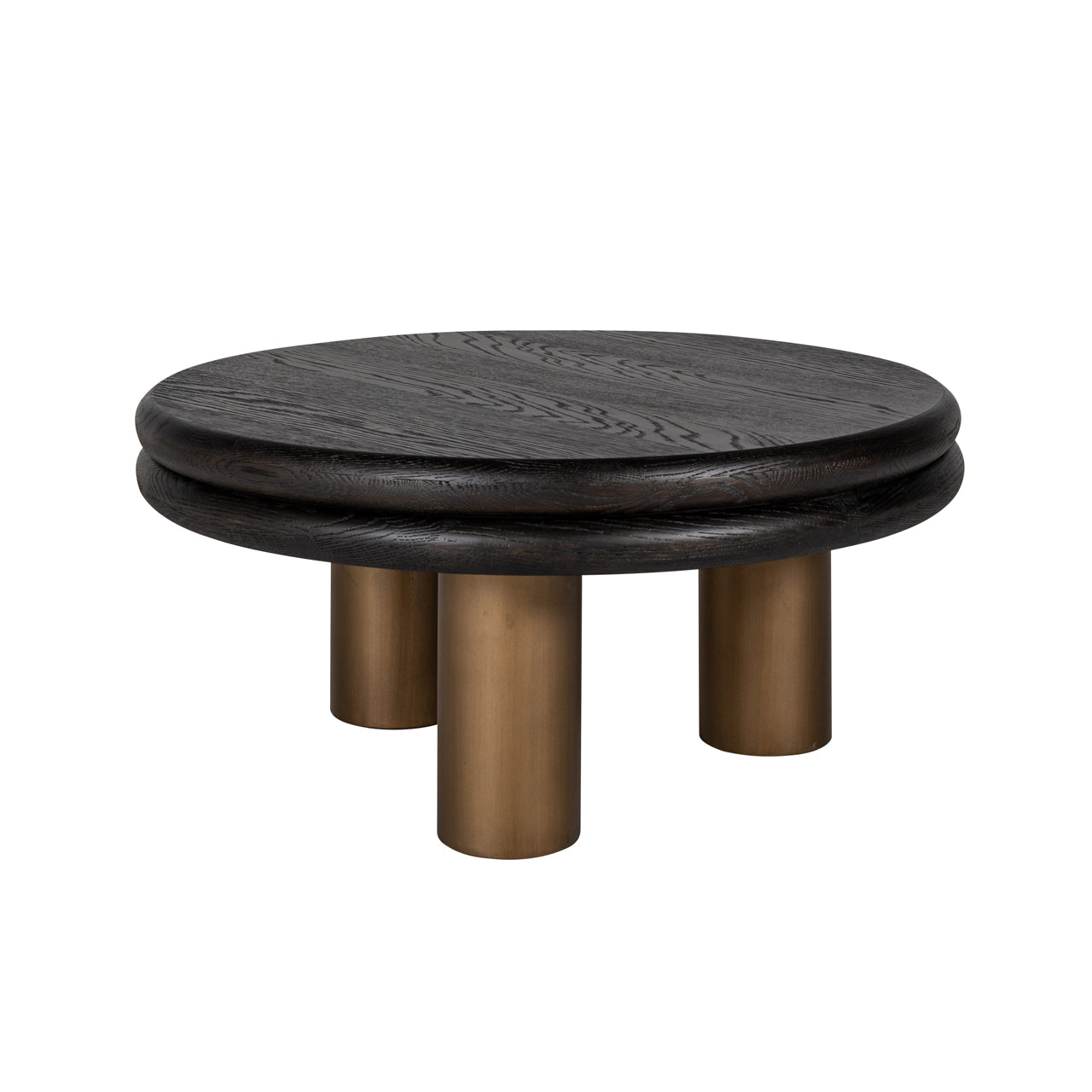 Richmond Interiors Macaron Black Rustic Coffee Table  Nicholas John Interiors
