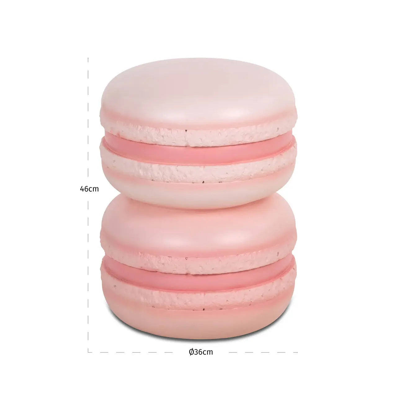 Richmond Interiors Macaron Pink End Table   Nicholas John Interiors