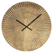 Richmond Interiors Mace Clock in Gold  Nicholas John Interiors