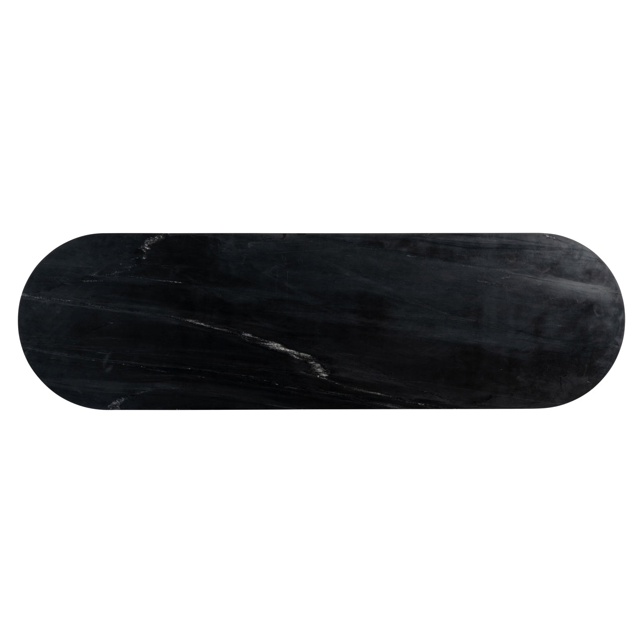 Richmond Interiors Maddox Console Table in Black/Gold  Nicholas John Interiors