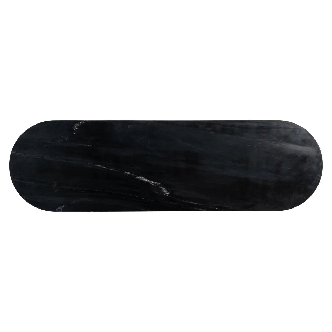 Richmond Interiors Maddox Console Table in Black/Gold  Nicholas John Interiors